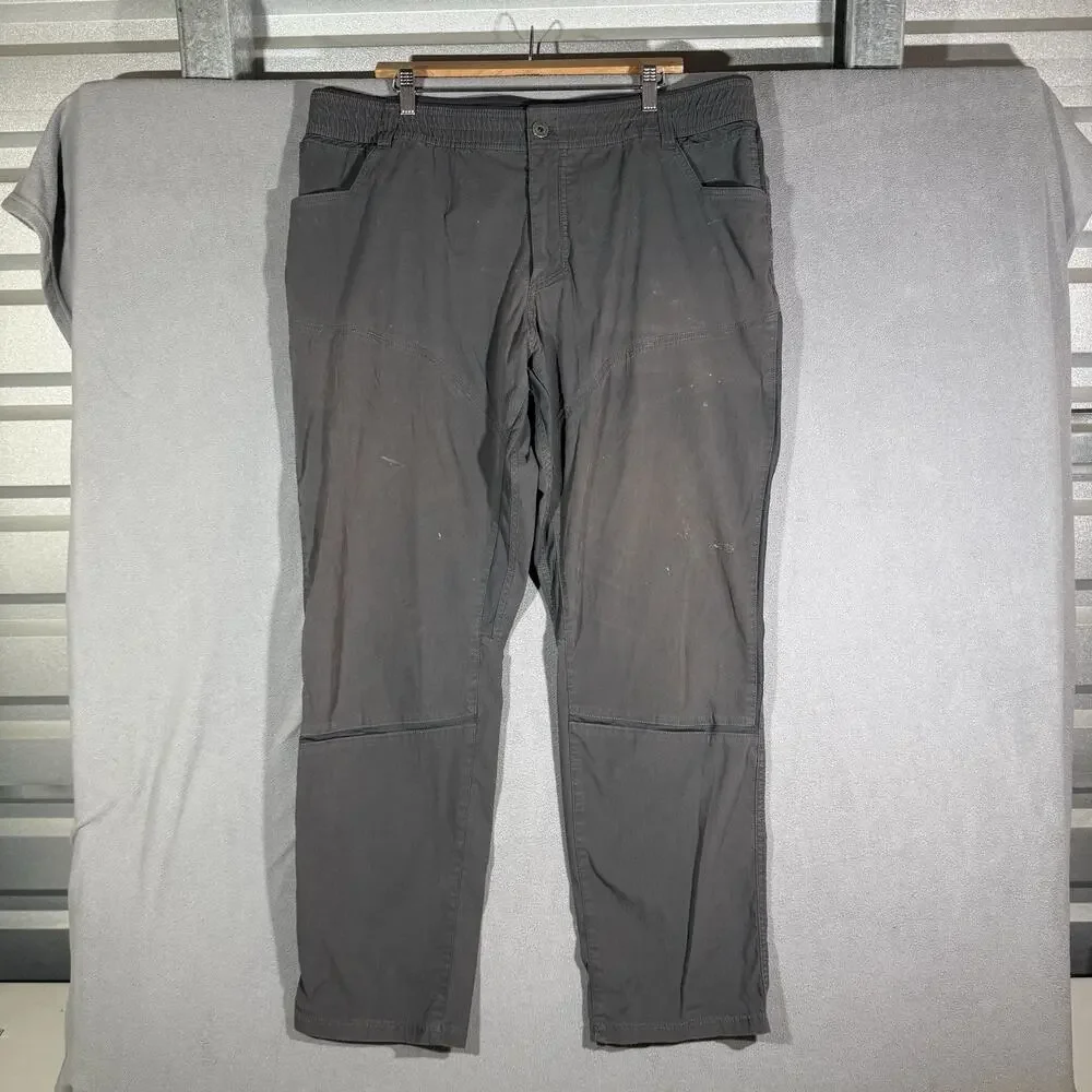 KUHL Free Radikl Pants Mens 42x32 Grey Stretch Hiking Outdoor 5370 EUC